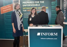 Katja Krämer and Jennifer Stead of Inform. The company provides software for every step of the value chain.